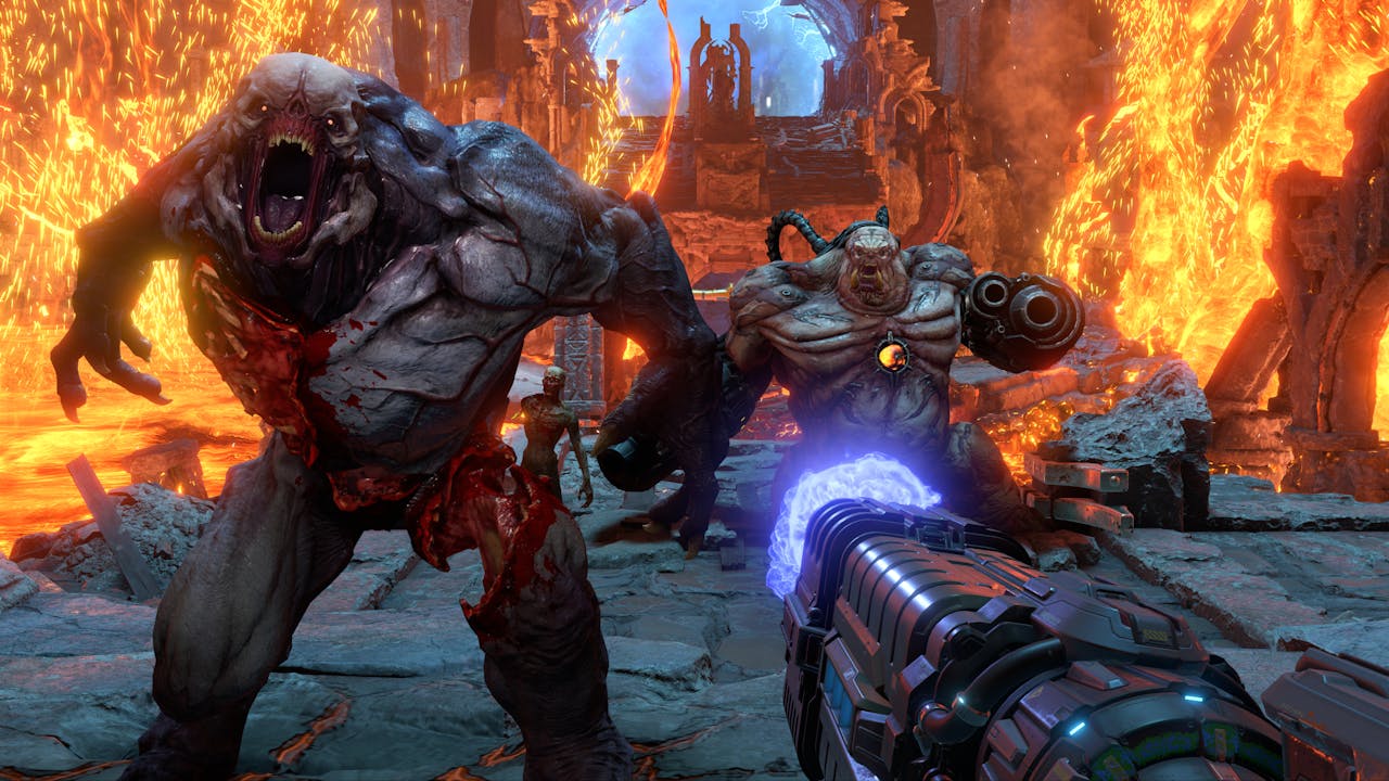 At DOOM Eternal's Deluxe Edition Gate