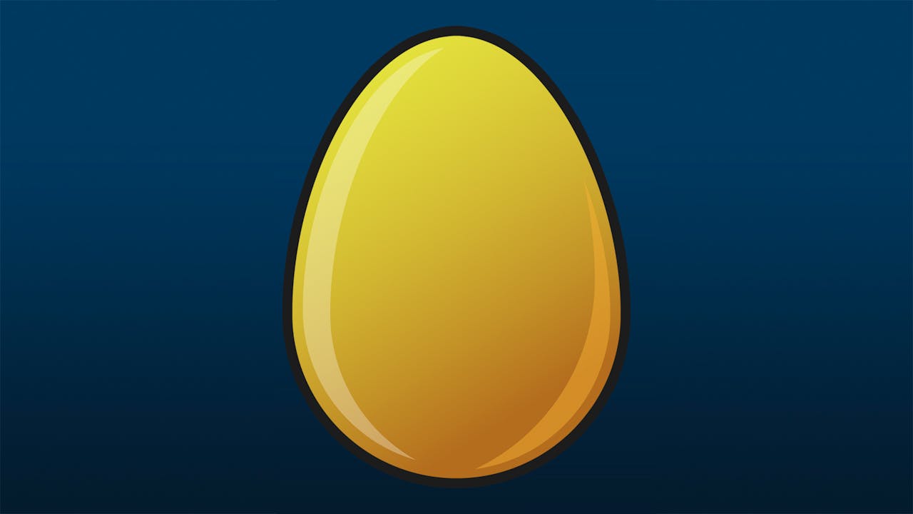What games are included in Mystery Egg Bundle's golden eggs