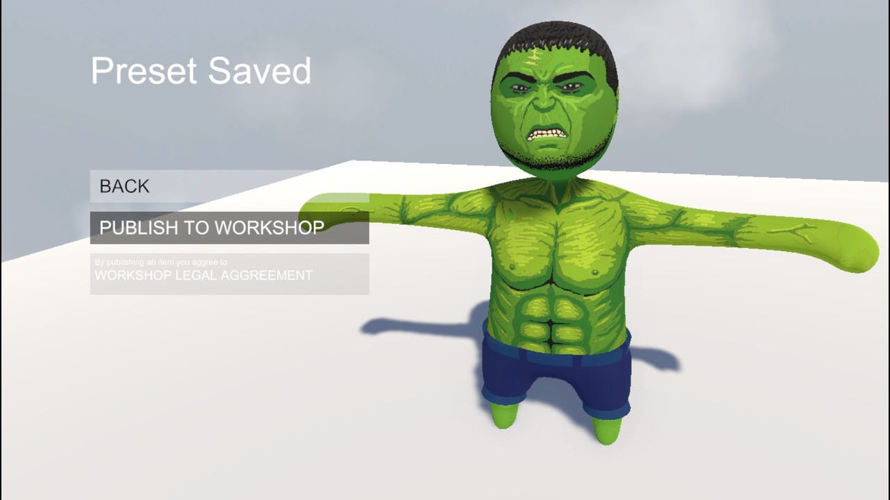 The 'Incredible Hulk' skin