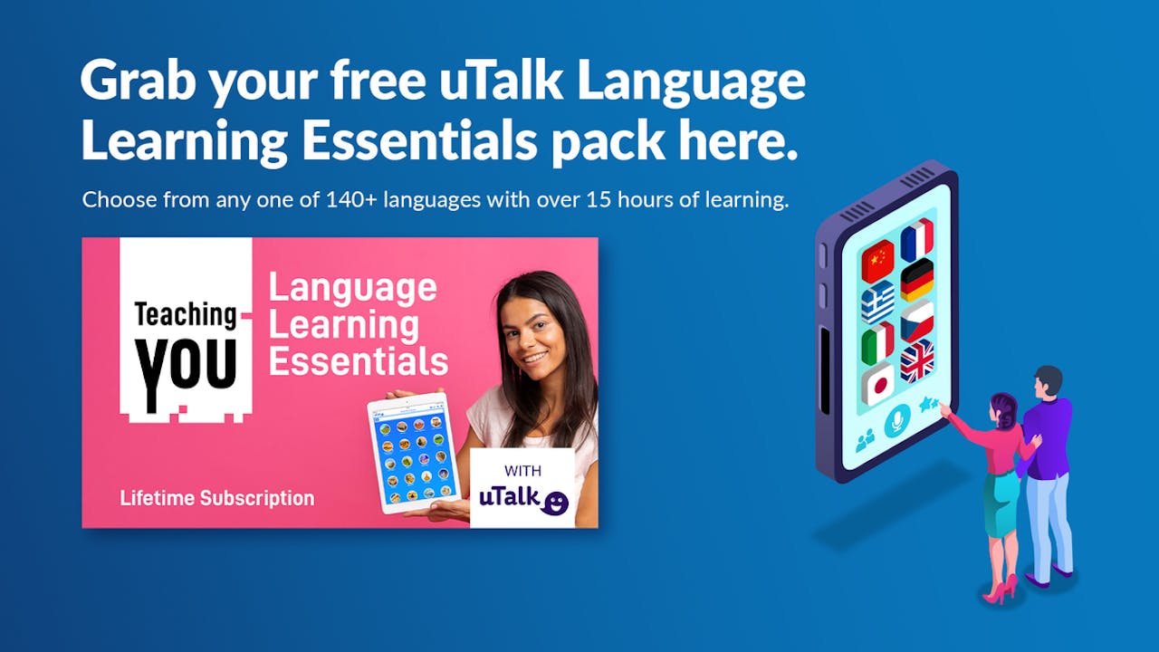 Claim your free uTalk Language Learning Essentials to celebrate our 25th Anniversary