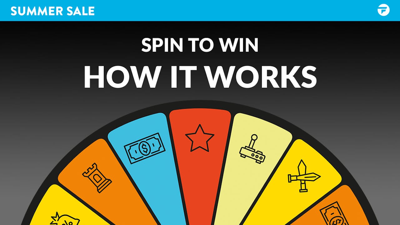 Summer Sale Spin to Win - How it works and what can you win