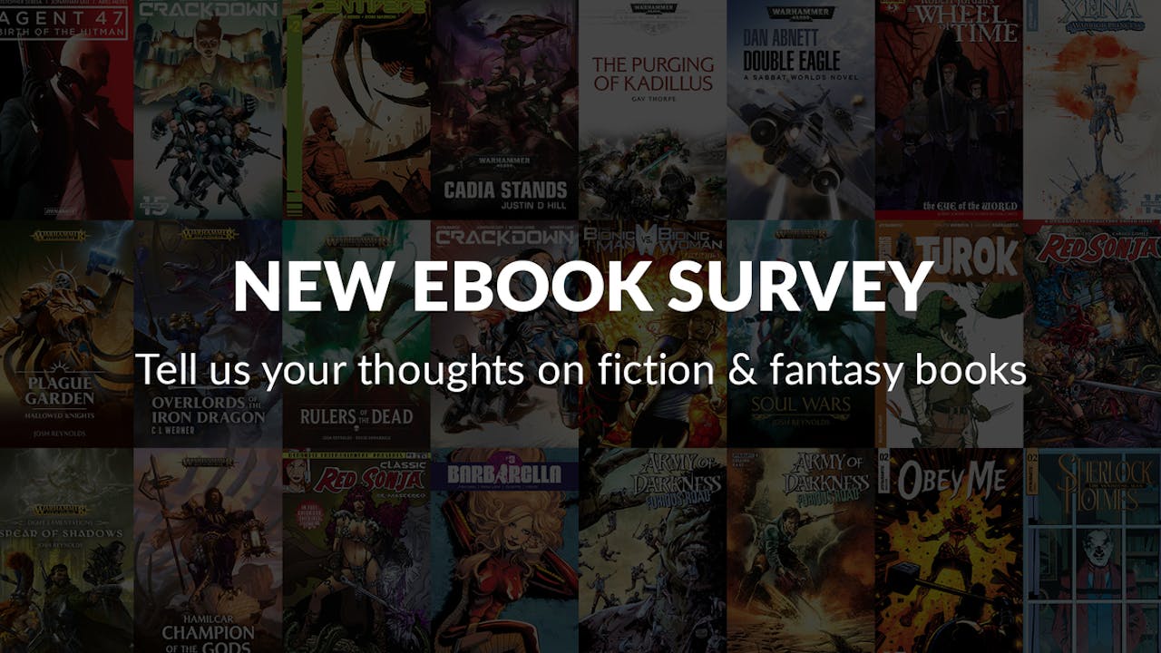 What fiction and fantasy books do you want on the Fanatical Store - Take our survey