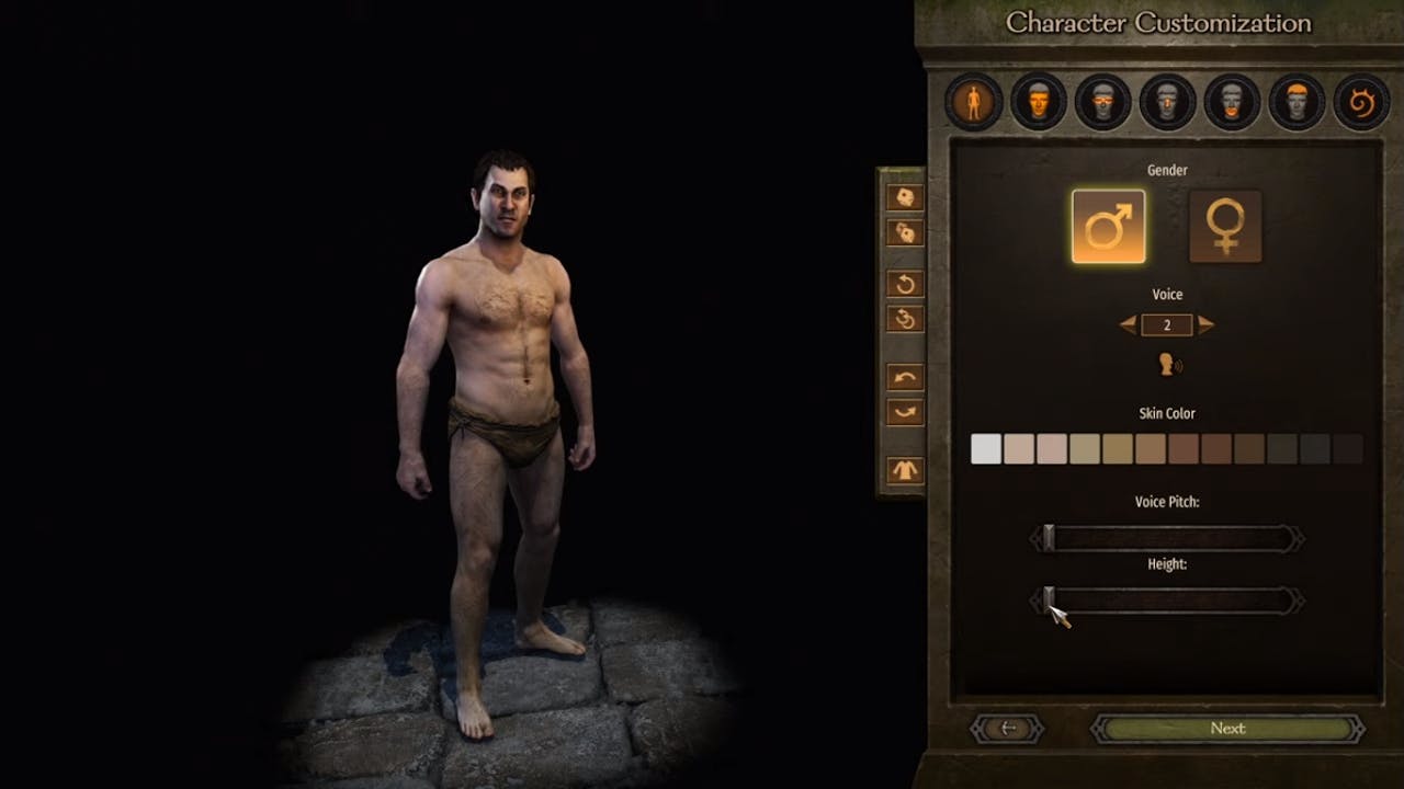 Better character creation