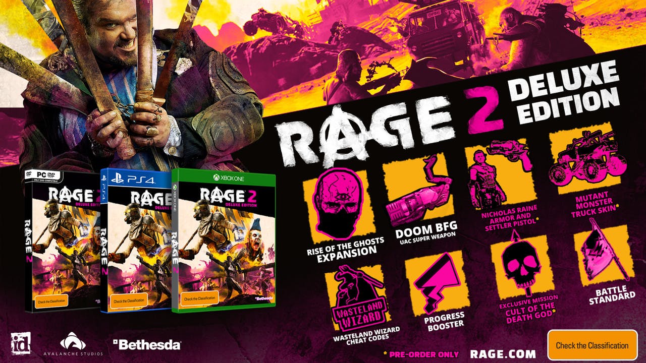 Exclusive in-game content for RAGE 2 