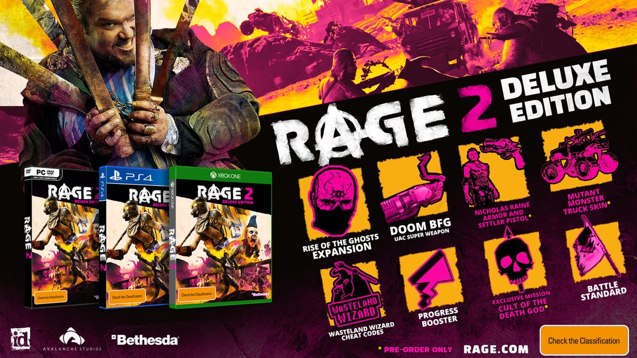 Exclusive in-game content for RAGE 2