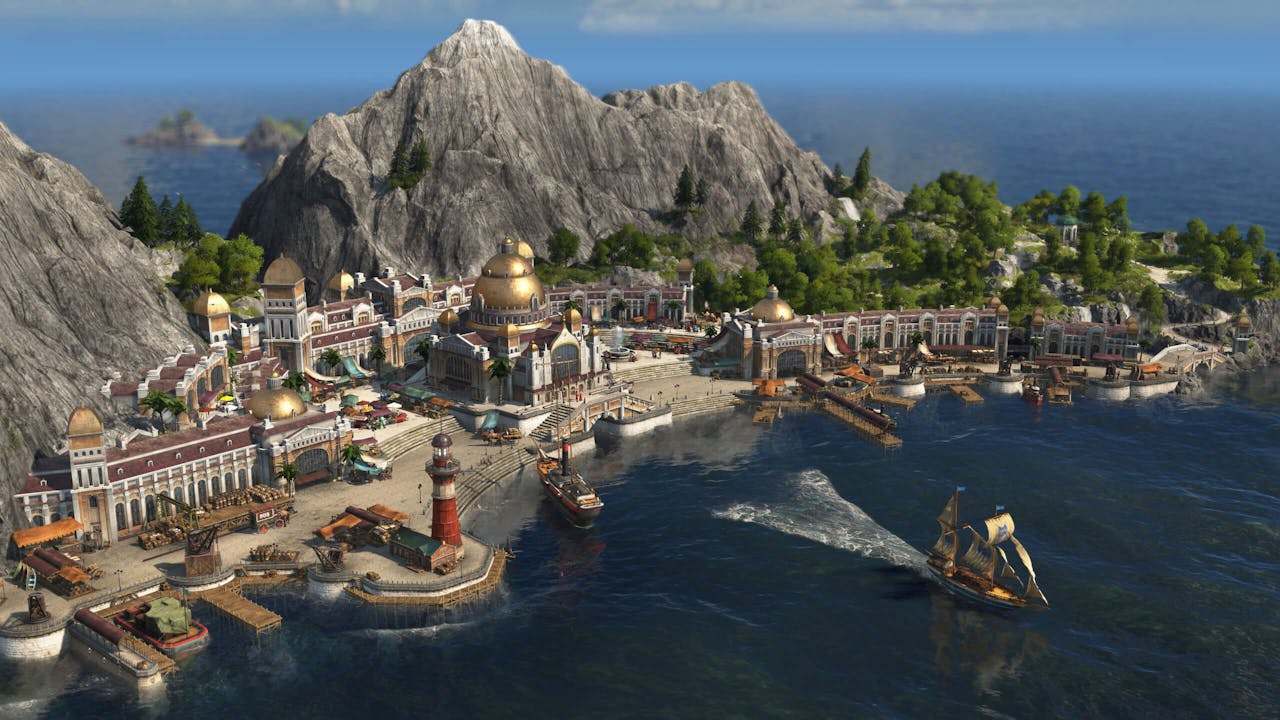How do I get to the New World in Anno 1800?