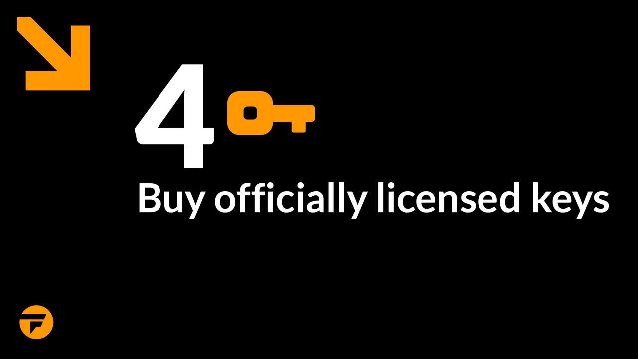Buy officially licensed keys