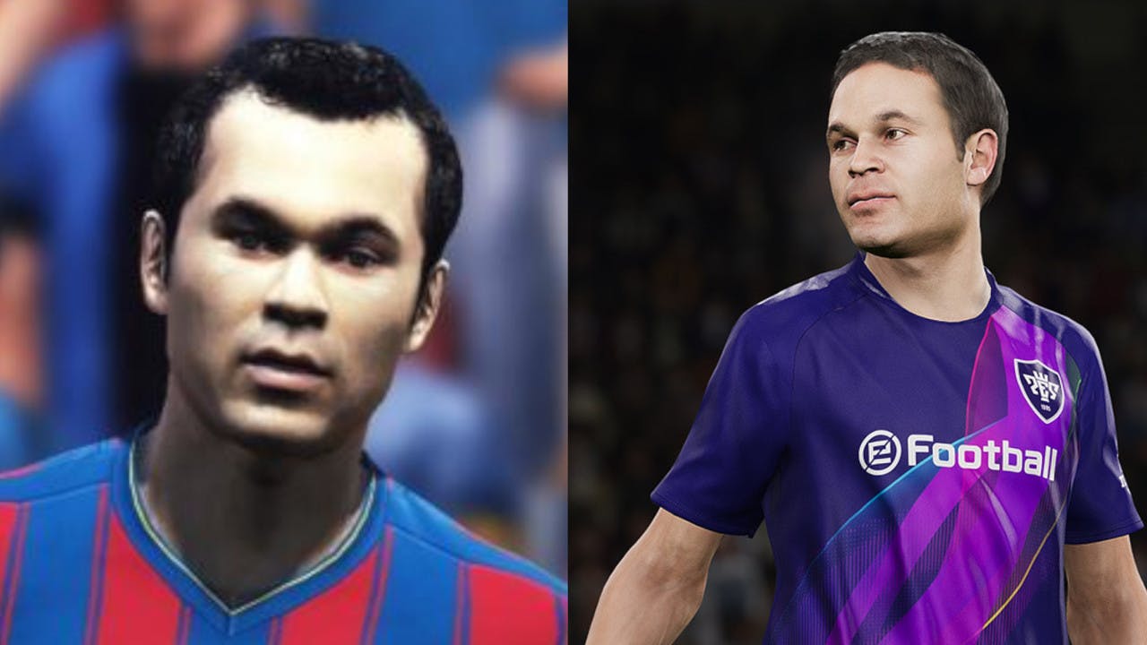 Andrés Iniesta (PES 2010 v eFootball PES 2020)