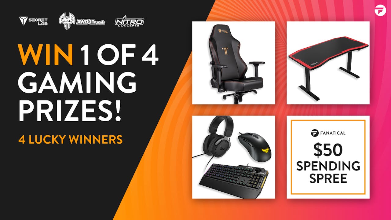 Win 1 of 4 insanely good gaming prizes in Fanatical giveaway