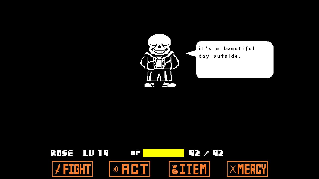 Low Poly Undertale Sans Fight