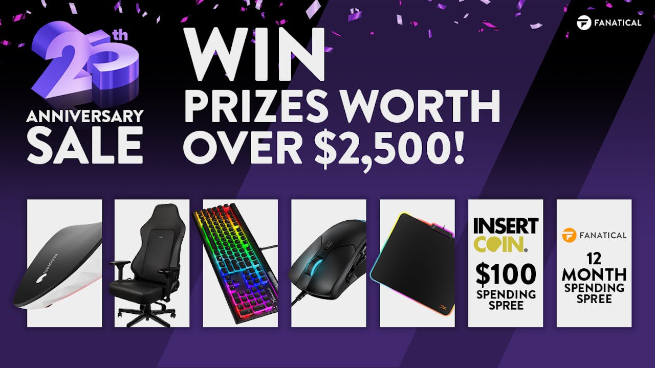 Chance to win epic prizes!