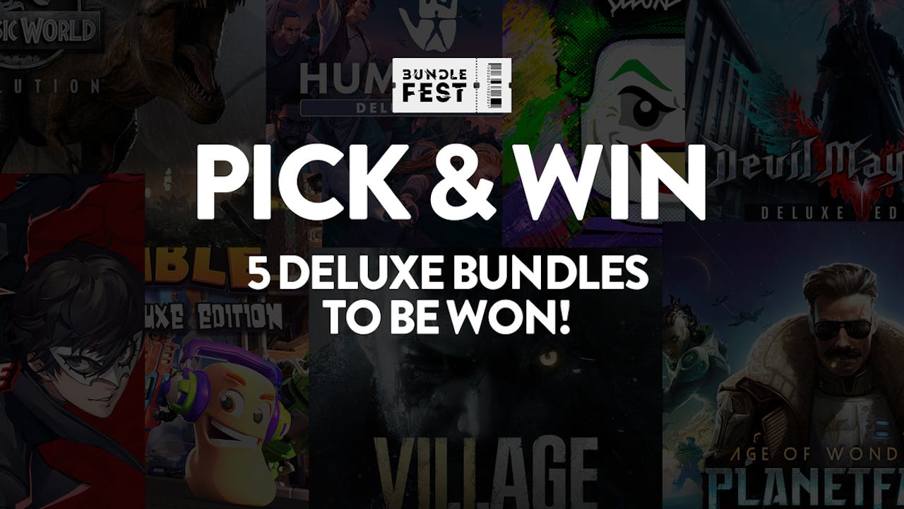 Pick and win a deluxe Steam game bundle - AAA games to be won