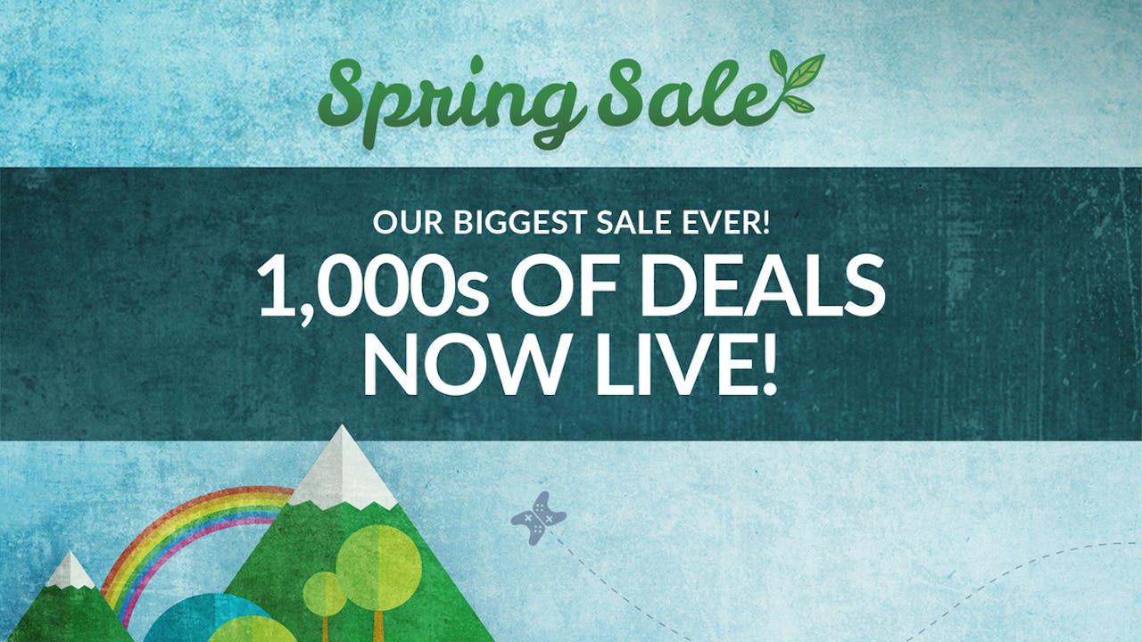 Get a FREE bonus game when you spend $10 in the Fanatical Spring Sale