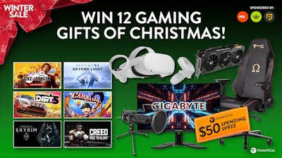 Win 12 gaming gifts of Christmas with Fanatical - Awesome prizes up for grabs