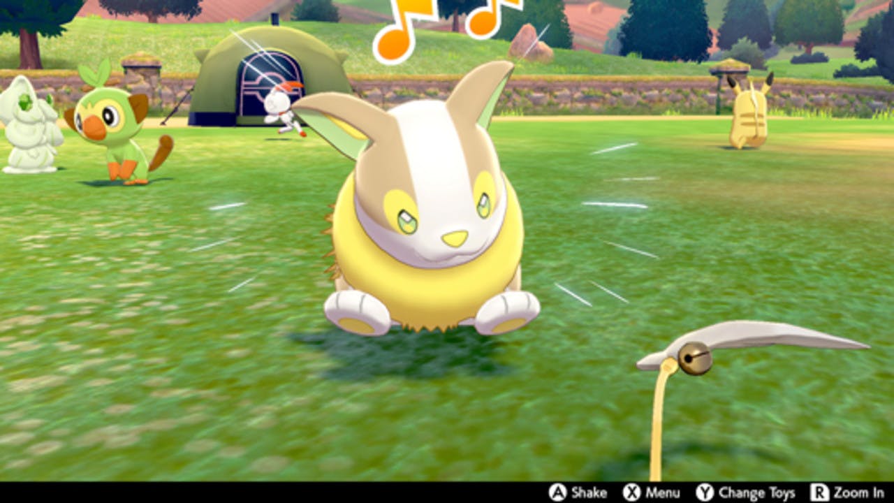 Setting up camp with your Pokemon