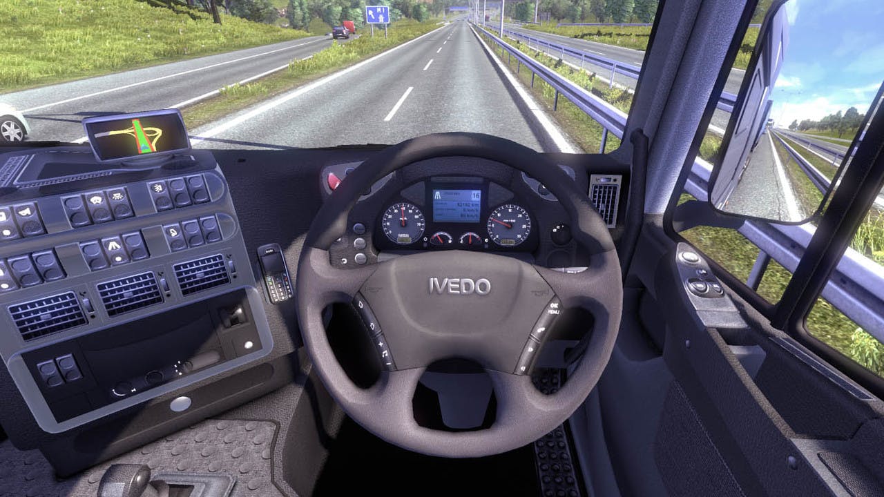 MAN TGS Steering Wheel Gameplay, City Car Driving simulator