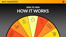 May Madness Spin to Win - How it works and what you could win