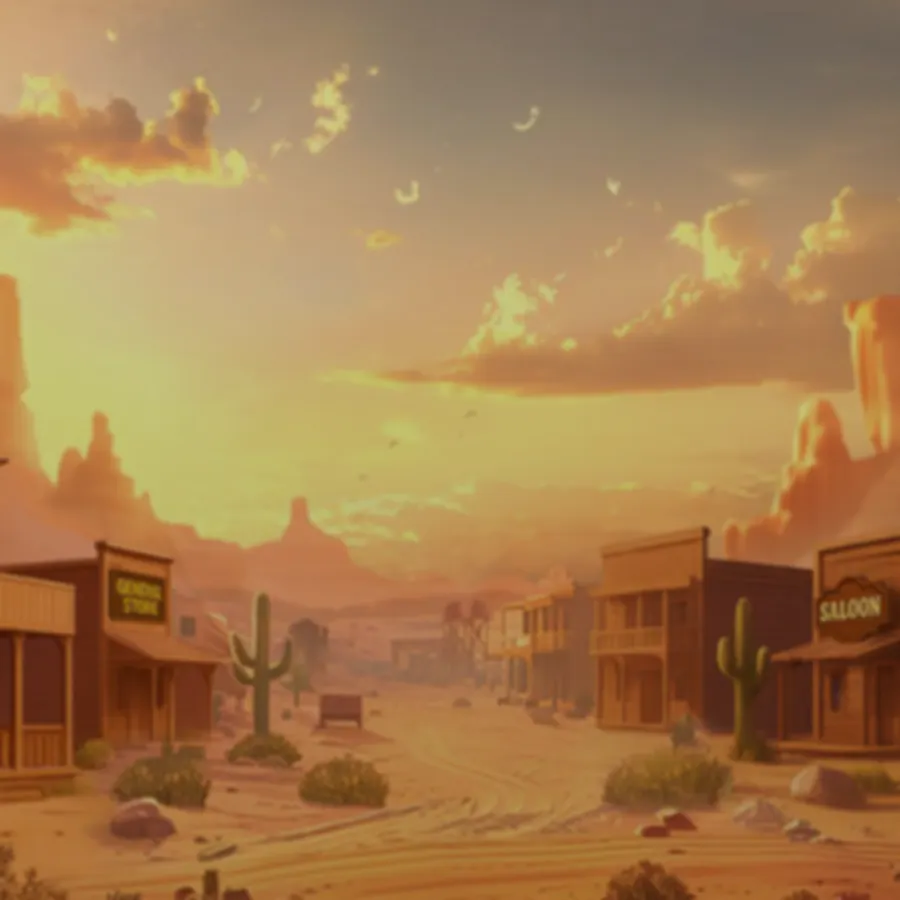 game-Triple Cash Eruption The Western-background