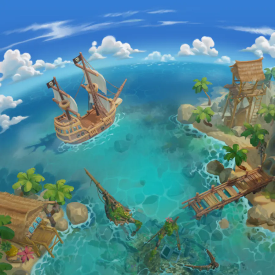 game-3 Pigs of the Caribbean-background