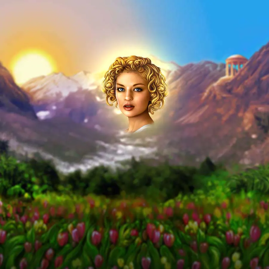 game-MegaJackpots Golden Goddess-background