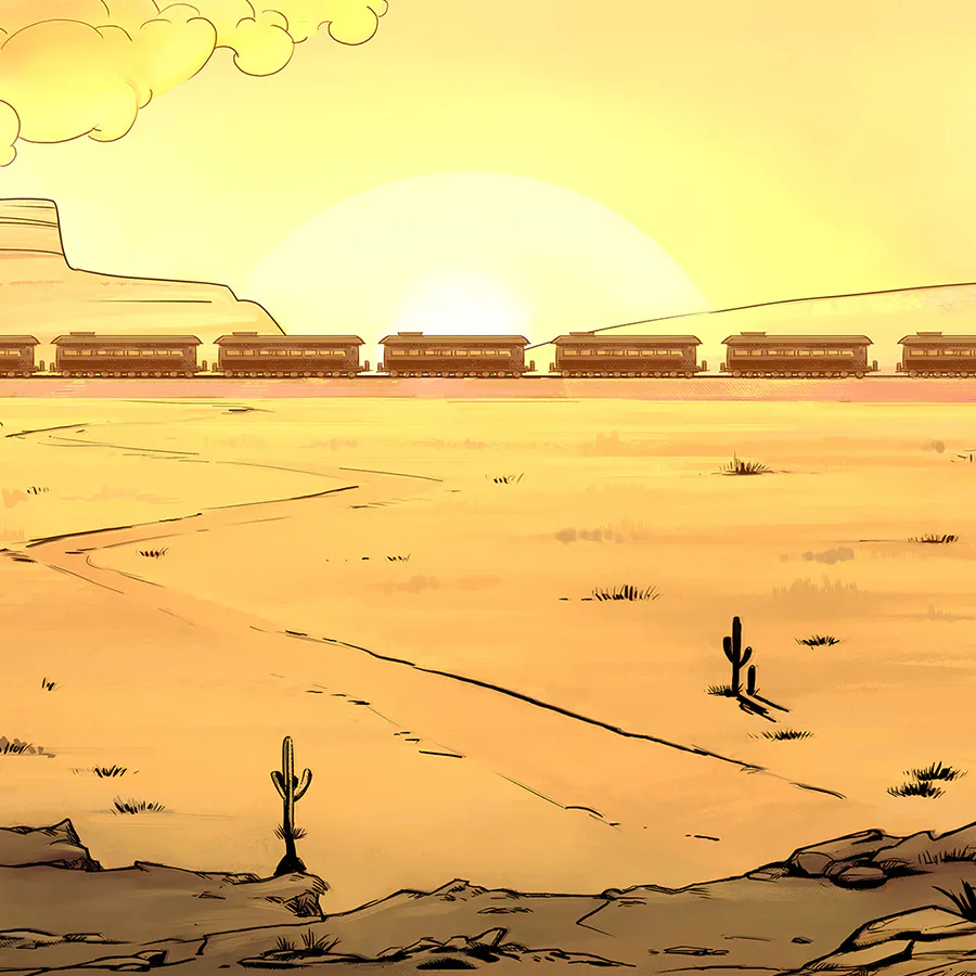 game-Wild Wild West: The Great Train Heist-background