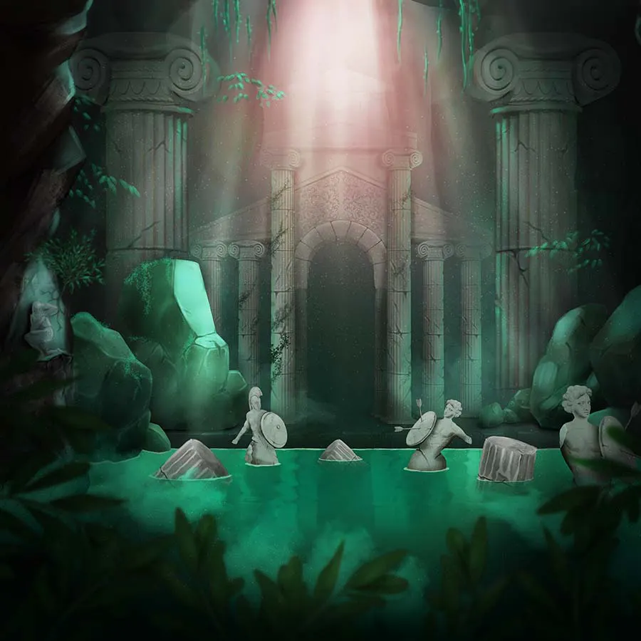 game-Temple of Medusa-background