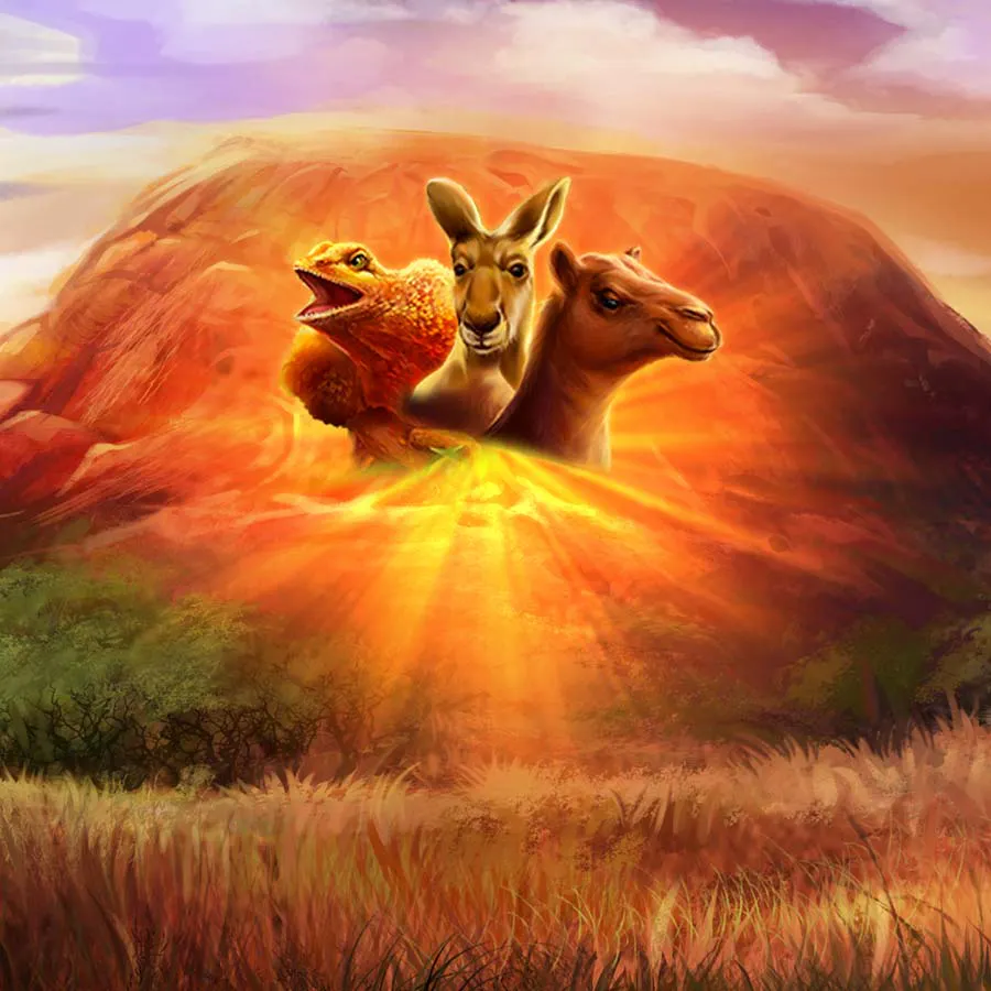 game-Riches of Aus: Hold & Win-background