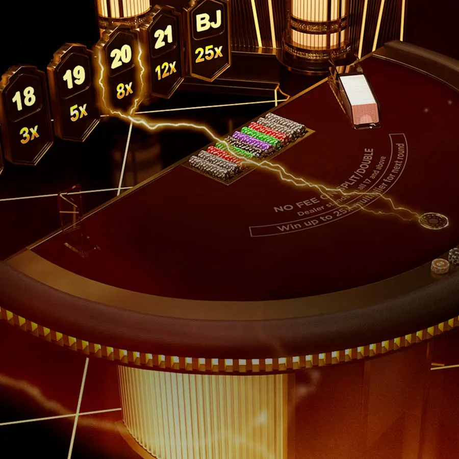game-First Person Lightning Blackjack-background