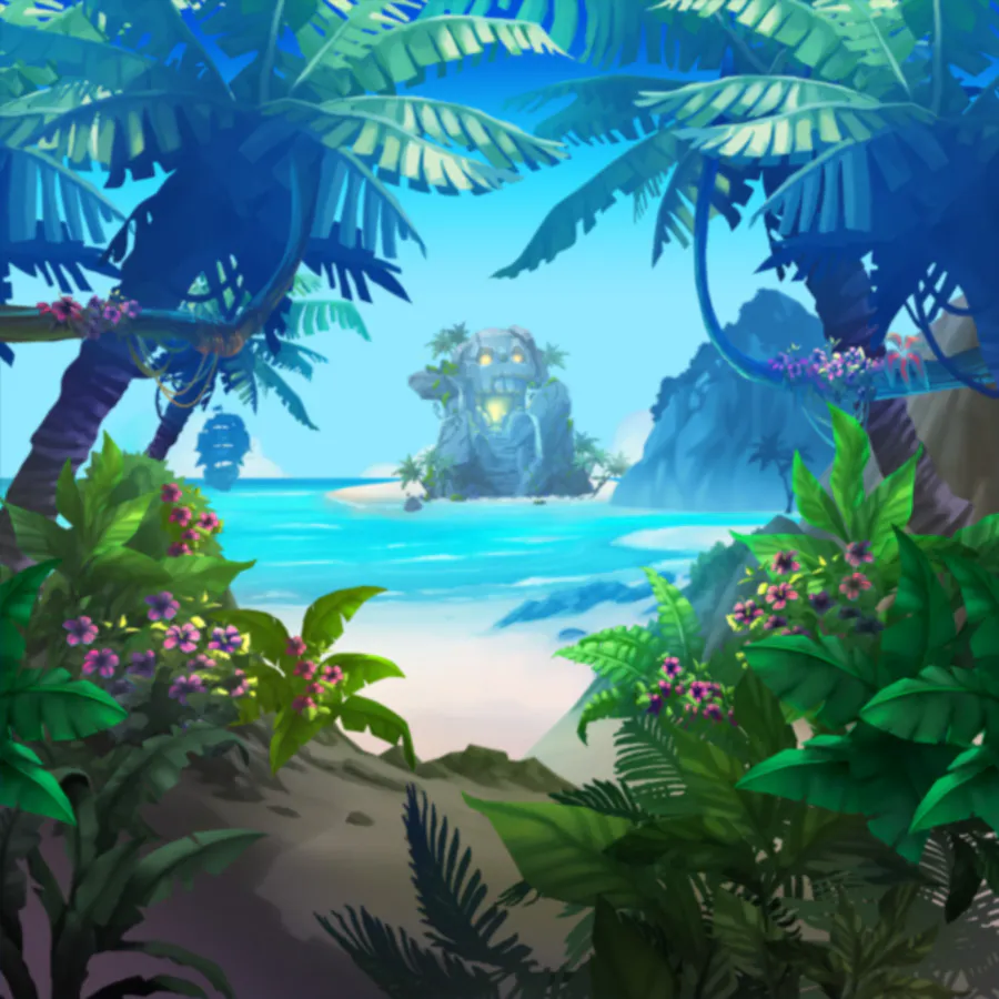 game-Adventures of Doubloon Island-background