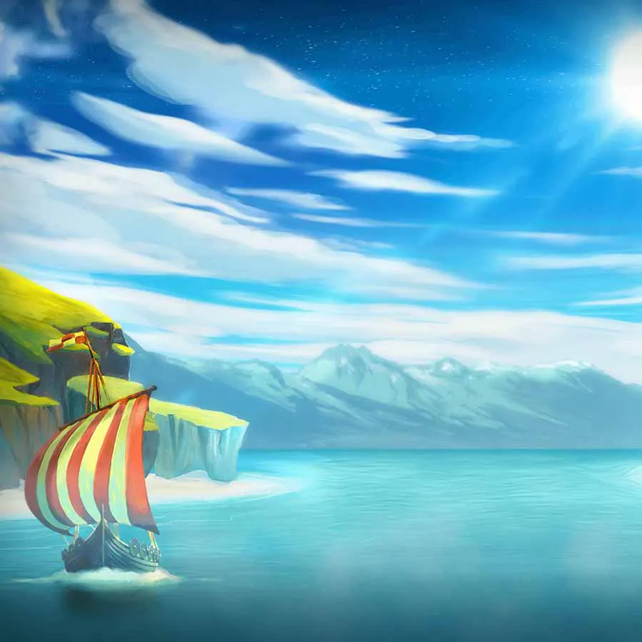 game-Lightning Viking-background