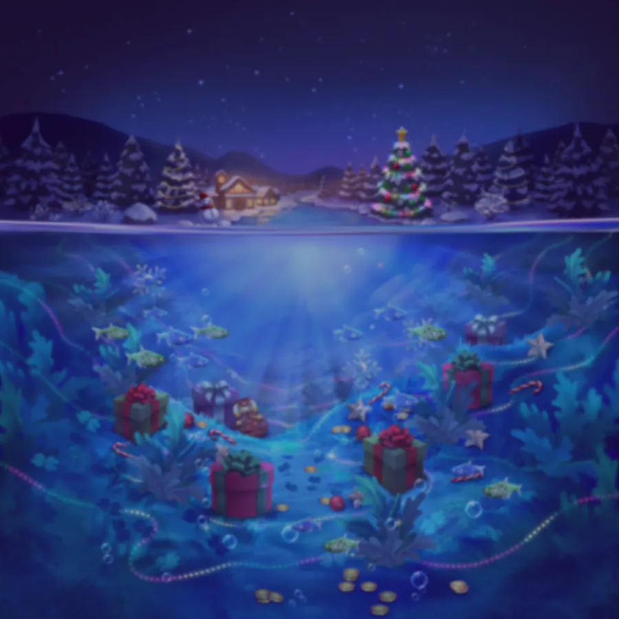 game-Fishin Christmas Pots Of Gold-background