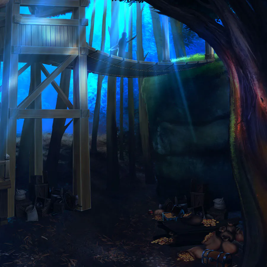 game-Robin Hood's Wild Forest-background