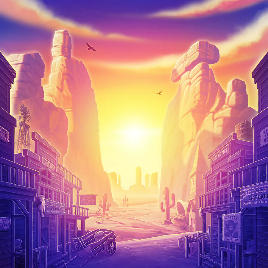 game-Mega Fire Blaze: Wild Pistolero-background
