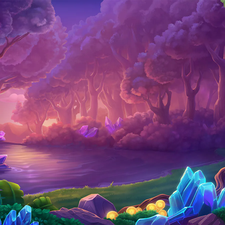 game-Crystal Garden-background