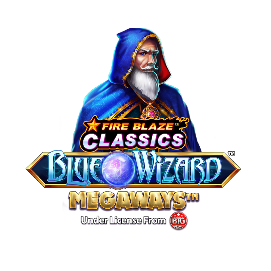 game-Fire Blaze: Blue Wizard Megaways-logo