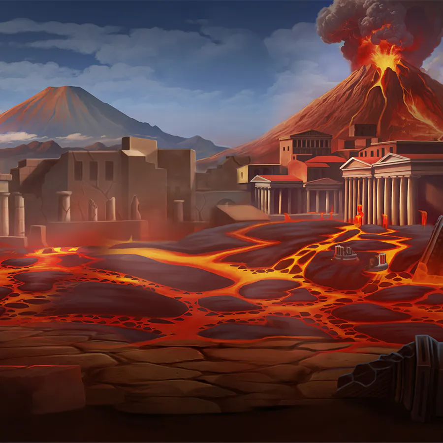 game-Pompeii Megareels Megaways-background