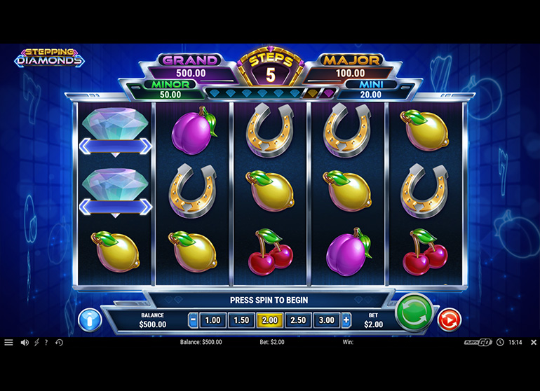 Stepping Diamonds | Play Slot Games Online at FanDuel Casino