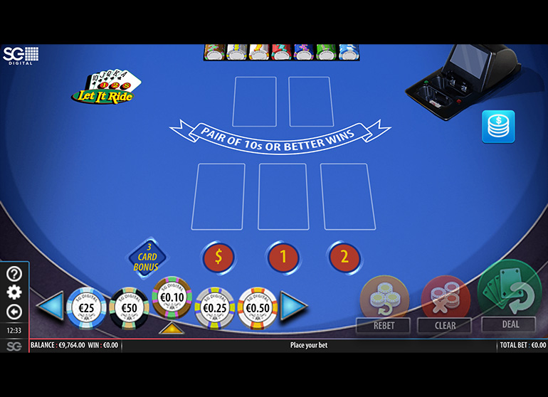 Let it Ride | Play Table Games Online at FanDuel Casino