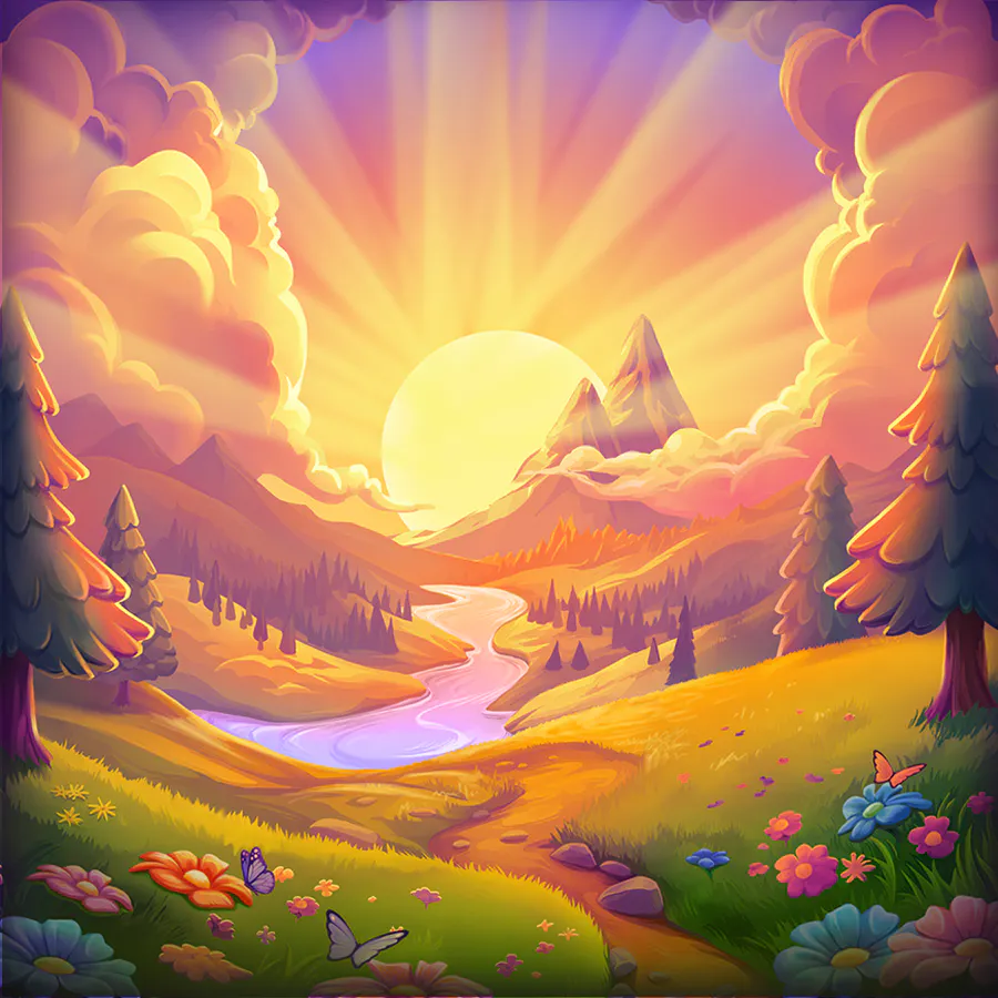 game-J Mania Golden Eggs-background