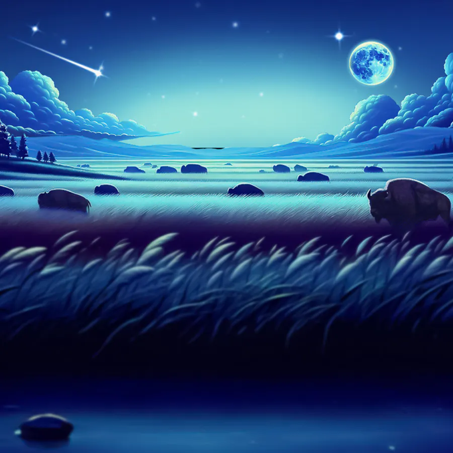 game-Bison Moon Power Combo-background
