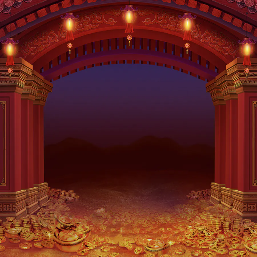 game-Lion Link Wealth of the Dragon-background
