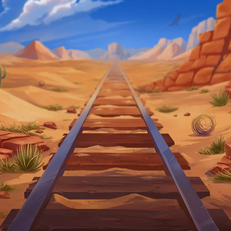 game-Mad Hit Full Steam-background