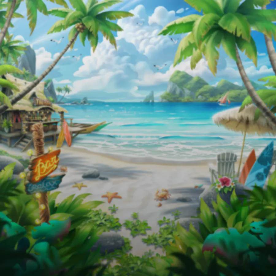 game-Tiki Time Exotic Wilds-background