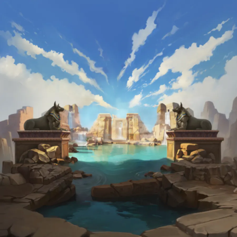 game-3 Pots of Horus-background