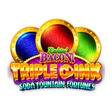 game-Rakin' Bacon Triple Oink Soda Fountain Fortunes-logo