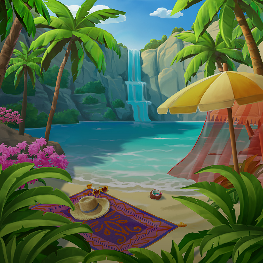 game-1001 Mystery Genie Fortunes-background