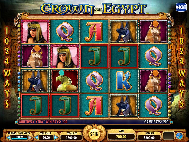 Crown of Egypt game