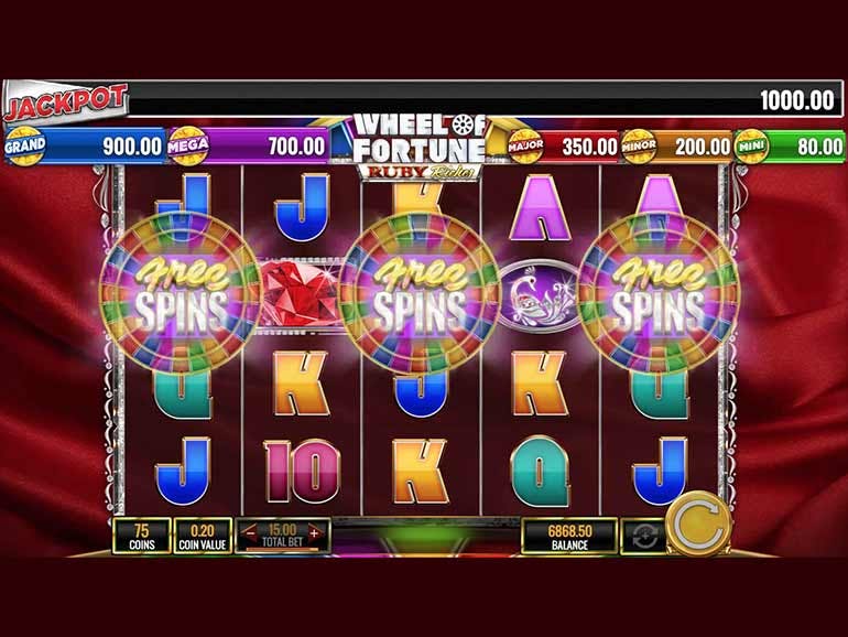 Wheel of Fortune Ruby Riches online