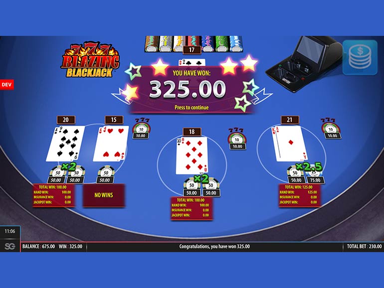 Blackjack Blazing 7s Play Blackjack Games Online at Mohegan Sun Casino