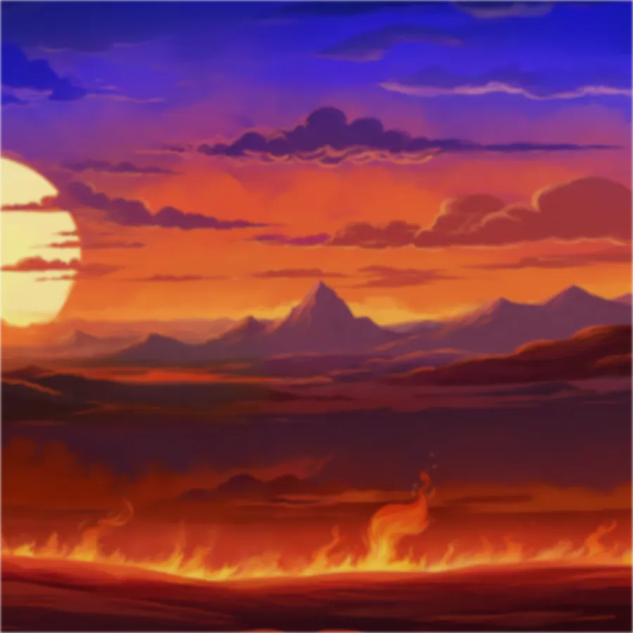 game-Fire & Gold-background